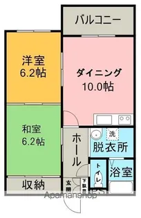 北海道北見市寿町4丁目【マンション】の間取り
