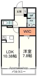 アヴェニール音羽町【201号室】の間取り