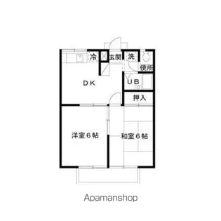 千葉県柏市若柴【アパート】の間取り