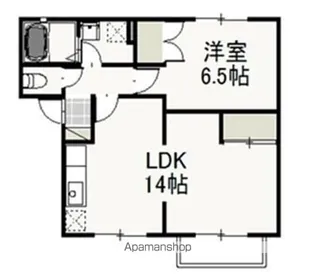 アイリス B【2階】の間取り