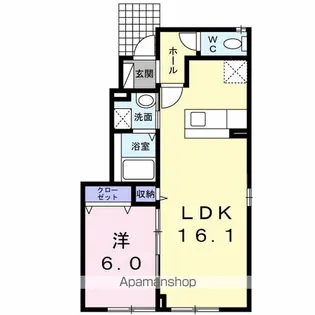 セコンダ クレスタ【1階】の間取り