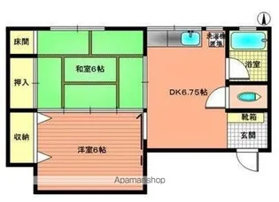 讃幸Rハイツ【3階】の間取り