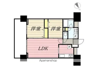 ラグゼナ流山おおたかの森【9階】の間取り
