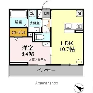 アンタレス【3階】の間取り