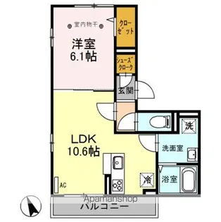 FARINE【2階】の間取り