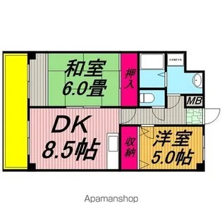 グリーンアベニューTAKA【2階】の間取り