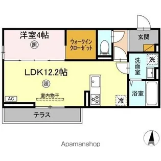 アウローラ【1階】の間取り