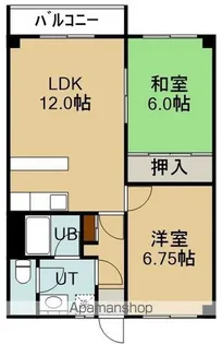 マンションマルノ【106号室】の間取り