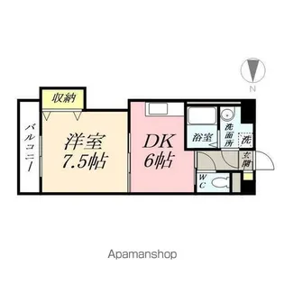 ピュアベルデ医大南【305号室】の間取り