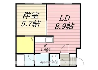 ブランノワール琴似3・3【3階】の間取り