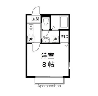 リバーシティ院内【201号室号室】の間取り