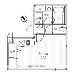 LEGALAND中目黒【4階】の間取り
