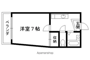 紫竹大門町マンション【201号室】の間取り