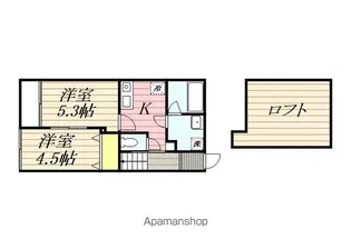 コンフォートベネフィスジオ貝塚駅前【2階】の間取り