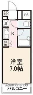 ハーバービュー【5階】の間取り