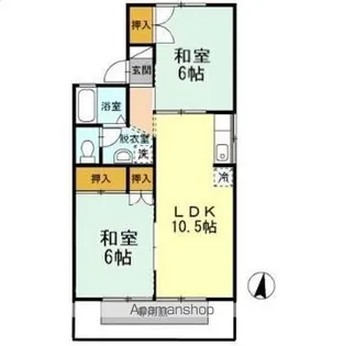 ソナーレ B棟【1階】の間取り