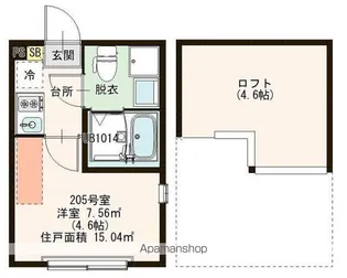 メゾン・ド・ハル【2階】の間取り