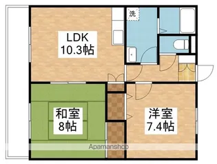 アベニールはなみずき【2階】の間取り