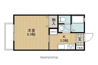 エトワール四賀A棟【206号室】の間取り