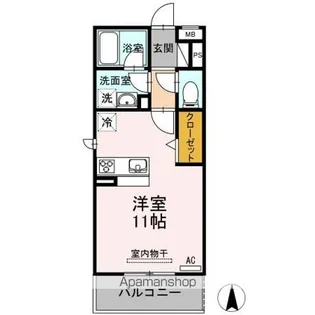 シェソワ U【3階】の間取り