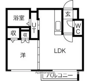 プライマル札幌円山【408号室】の間取り