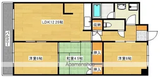 グリーンハイツアサダ【1階】の間取り