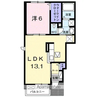 メイブローテⅠ【1階】の間取り