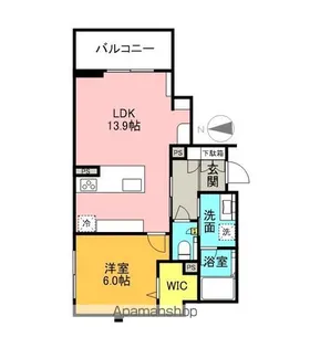 ラ・エスペリア【1階】の間取り