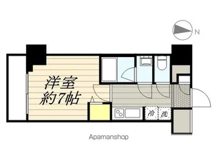 ラヴァンド大島【14階】の間取り