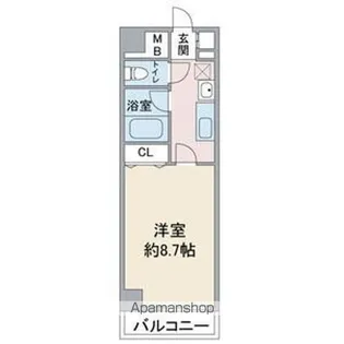 グレイスコート元郷【7階】の間取り