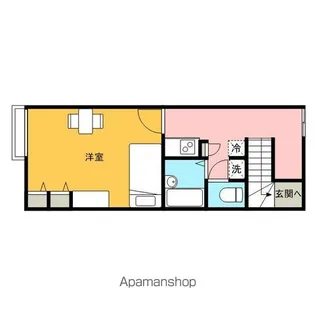 レオネクストフラワー【206号室】の間取り