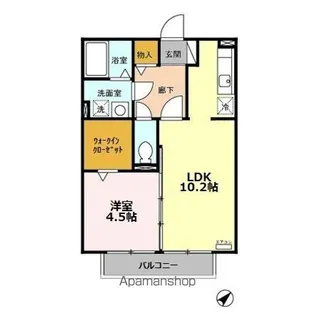 セジュールさくら【2階】の間取り