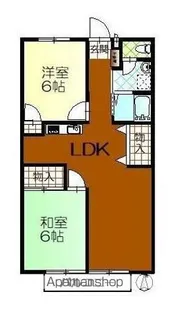 フォブール松縄【2階】の間取り