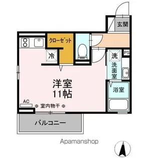 グランスクエア Ⅰ番館【2階】の間取り