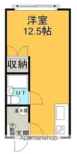 北海道網走市新町2丁目【アパート】の間取り