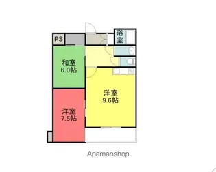 サカヨシレジデンス【302号室】の間取り