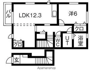 LUCE(ルーチェ)【2階】の間取り