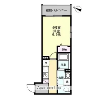 ベイルーム海老名エルデ【1階】の間取り