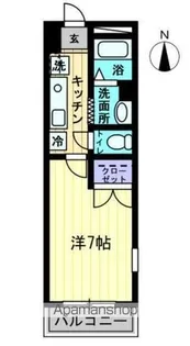アイランドガーデン山田【403号室】の間取り