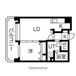 アクセス東札幌【602号室】の間取り
