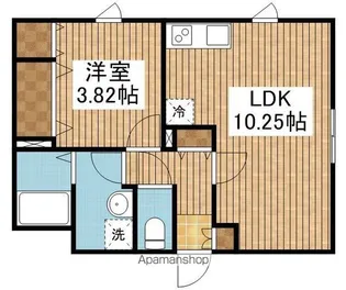 CASA SOLE【2階】の間取り