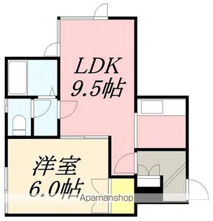 美原エクセレント【202号室】の間取り
