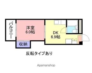 沢屋コーポ【4階】の間取り