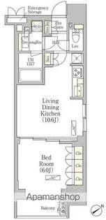 パークヴィラ恵比寿【12階】の間取り