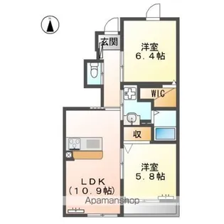 サンライト【1階】の間取り