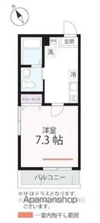 ハーミットクラブハウス横浜南軽井沢【2階】の間取り