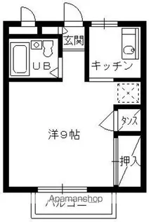ニュー昭和ハイツ【208号室】の間取り