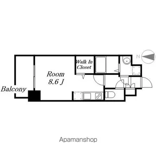 プレサンス名古屋菊井セルカ【9階】の間取り
