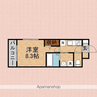 ディメール【4階】の間取り