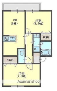 スカイフィールド【203号室号室】の間取り
